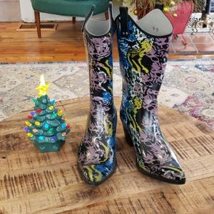 Nomad Cowboy rain boots